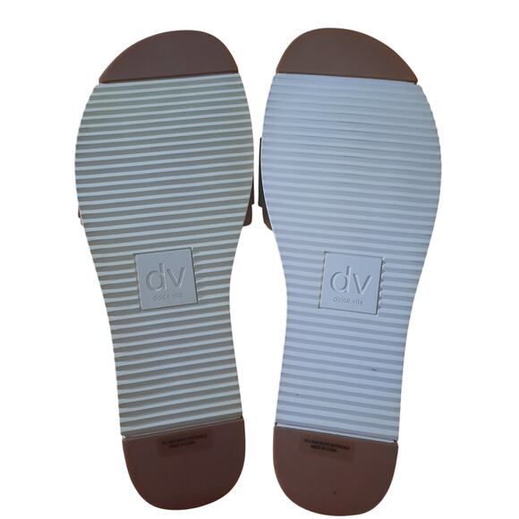 Dolce Vita Cayden Womens Open Toe Chunky Tortoise Shell Like Buckle Size 10 - Picture 6 of 9